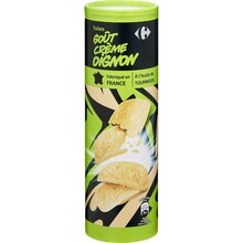 Carrefour Angers - biscuits apéritifs tuiles crème oignon Promo biscuits apéritifs tuiles crème oignon dans le catalogue Carrefour "Prix engagé : Carrefour, partenaire de votre budget" à Angers