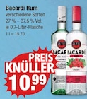 Bacardi Rum im V-Markt Prospekt Rum von Bacardi im aktuellen V-Markt Prospekt für 10,99 €