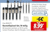 Kosmetikpinsel-Set, 14-teilig im Lidl Prospekt Kosmetikpinsel-Set, 14-teilig von Cien BEAUTY im aktuellen Lidl Prospekt für 8,99 €