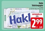 Toilettenpapier von Hakle im aktuellen EDEKA Prospekt für 2,99 €