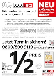 XXXLutz Möbelhäuser Prospekt: Küchentesterinnen und -tester gesucht!, 12 Seiten, 02.02.2026 - 15.02.2026