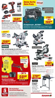 Bohrmaschine im toom Baumarkt Prospekt "Respekt, wer's selber macht." mit 22 Seiten (Bochum)
