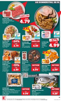 Steak im aktuellen Kaufland Prospekt (Jena) Steak im Kaufland Prospekt "Hier bin ich richtig" mit 80 Seiten (Jena)