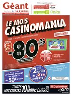 Catalogue Géant Casino "Le mois Casinomania", 88 pages, à Saint-Germain-en-Laye, 11/11/2019 - 24/11/2019 Prospectus Géant Casino "Le mois Casinomania", 88 pages, à Saint-Germain-en-Laye, 11/11/2019 - 24/11/2019