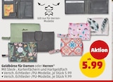 Geldbörse für Damen oder Herren von  im aktuellen Penny Prospekt für 5,99 €