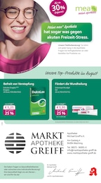 mea - meine apotheke Prospekt für Tann mit 4 Seiten mea - meine apotheke Prospekt für Tann: "Unsere August-Angebote", 4 Seiten, 01.08.2025 - 31.08.2025