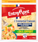 EMMENTAL RÂPÉ ENTREMONT - ENTREMONT en promo chez Auchan Supermarché EMMENTAL RÂPÉ ENTREMONT - ENTREMONT dans le catalogue Auchan Supermarché