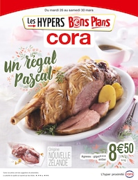 Catalogue Supermarchés Cora en cours à Rennes et alentours, un régal Pascal, 18 pages, 26/03/2024 - 30/03/2024