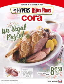 Prospectus Cora de la semaine "un régal Pascal" avec 1 pages, valide du 26/03/2024 au 30/03/2024 pour Montbéliard et alentours