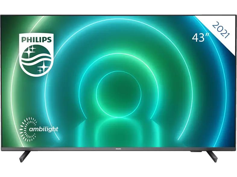 Media-Markt Oelsitz - 43PUS7906/12 LED TV (Flat, 43 Zoll / 108 cm, UHD 4K, SMART TV, Ambilight, Android TV™ 10 (Q)) 43PUS7906/12 LED TV (Flat, 43 Zoll / 108 cm, UHD 4K, SMART TV, Ambilight, Android TV™ 10 (Q)) Angebot bei Media-Markt Oelsitz im Prospekt BLACK WEEK