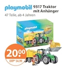 9317 Traktor mit Anhänger von playmobil im aktuellen V-Markt Prospekt für 20,00 €