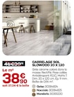 Carrelage sol Slowood 20 x 120 Gelso en promo chez Gedimat Clermont-Ferrand à 38,90 €