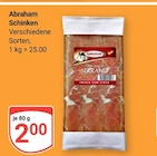Schinken Angebote von Abraham bei GLOBUS Braunschweig für 2,00 €