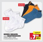 Aktuelles Herren Sneaker- oder Quartersocken Angebot bei E center in Mannheim ab 7,99 €