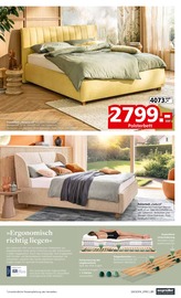 Bett im Segmüller Prospekt in Kaufbeuren Aktueller Segmüller Prospekt mit Bett, "Bestes Handwerk aus Bayern", Seite 21