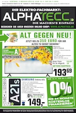 ALPHATECC. Prospekt für Saarlouis mit 8 Seiten ALPHATECC. Prospekt für Saarlouis: "DIE MACHEN‘S EINFACH", 8 Seiten, 16.11.2020 - 28.11.2020