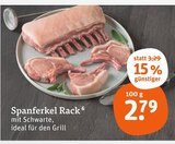 Spanferkel Rack im Angebot bei tegut in Nordhausen Spanferkel Rack Angebote bei tegut Nordhausen für 2,79 €
