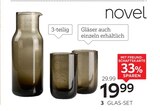 Novel Glas-Serie „Matera“, Glas-Set Angebote bei XXXLutz Möbelhäuser Nordhorn für 4,99 €