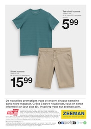 Offre Short Homme dans le catalogue Zeeman du moment à la page 10