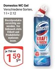 WC Gel im Angebot bei GLOBUS in Wiesbaden WC Gel Angebote von Domestos bei GLOBUS Wiesbaden für 1,59 €