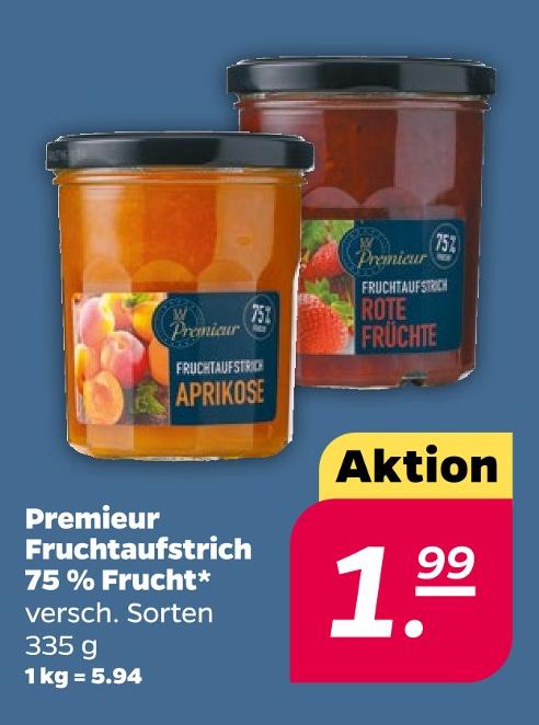 Fruchtaufstrich 75 % Frucht