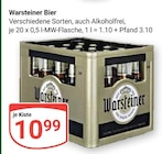 Bier im Angebot bei GLOBUS in Halle Bier Angebote von Warsteiner bei GLOBUS Halle für 10,99 €