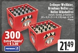 Weißbier, Brauhaus Helles oder Helles Alkoholfrei im Angebot bei EDEKA in Siegburg Weißbier, Brauhaus Helles oder Helles Alkoholfrei Angebote von Erdinger bei EDEKA Siegburg für 21,49 €