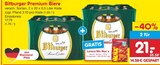 Premium Biere im Angebot bei Netto Marken-Discount in Bad Neuenahr-Ahrweiler Premium Biere Angebote von Bitburger bei Netto Marken-Discount Bad Neuenahr-Ahrweiler für 21,00 €