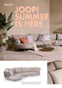 Sitzmöbel im aktuellen Segmüller Prospekt (Leverkusen) Sitzmöbel im Segmüller Prospekt "JOOP! Outdoor Collection 2025" mit 8 Seiten (Leverkusen)