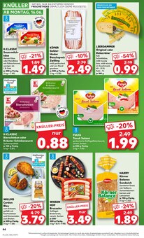 Brot im aktuellen Kaufland Prospekt (Kassel) Brot im Kaufland Prospekt "KNĂśLLER" mit 54 Seiten (Kassel)
