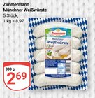 Münchner Weißwürste im Angebot bei GLOBUS in Amberg Münchner Weißwürste Angebote von Zimmermann bei GLOBUS Amberg für 2,69 €