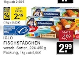 EDEKA Gladbeck - Fischstäbchen Angebot im Prospekt Fischstäbchen bei EDEKA im Gladbeck Prospekt für 2,49 €
