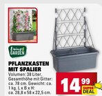 Pflanzkasten mit Spalier Angebote von Living & Garden bei E center Schwäbisch Gmünd für 14,99 €