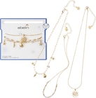 Halsketten maritim mit Perlen, Gold-Optik Angebote von ebelin bei dm-drogerie markt Gera für 4,95 €