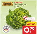 Kopfsalat Angebote von Heimat bei Netto Marken-Discount Leverkusen für 0,79 €