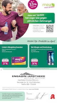 Aktueller mea - meine apotheke Prospekt "Unsere April-Angebote" für München Aktueller mea - meine apotheke Prospekt für München mit Seiten