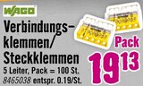 Verbindungsklemmen/Steckklemmen bei Hornbach im Esslingen Prospekt für 19,13 €