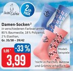 Damen-Socken Angebote von Insel Leben bei Kaufhaus Stolz Wismar für 3,99 €