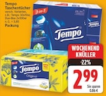 Taschentücher von Tempo im aktuellen E center Prospekt