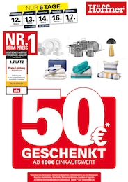 Höffner Prospekt für Berlin: "50€ GESCHENKT", 1 Seite, 12.03.2026 - 17.03.2026