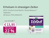 mea - meine apotheke - ZzzQuil Gute Nacht+ Stress Balance Tabletten Angebot im Prospekt ZzzQuil Gute Nacht+ Stress Balance Tabletten bei mea - meine apotheke im Prospekt "" für 13,95 €