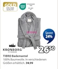 TIBRO Bademantel Angebote von Kronborg bei JYSK Bergkamen für 26,50 €