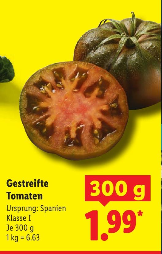 Gestreifte Tomaten