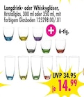 Longdrink- oder Whiskygläser Angebote bei SB Möbel Boss Chemnitz für 14,99 €