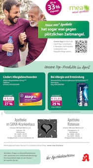 mea - meine apotheke Prospekt Unsere April-Angebote mit 4 Seiten