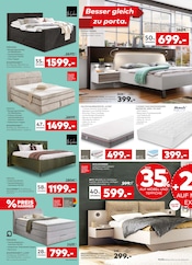 Boxspringbett im porta Möbel Prospekt in Potsdam Aktueller porta Möbel Prospekt mit Boxspringbett, "Besser gleich zu porta.", Seite 4