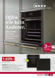Kochfeld im aktuellen XXXLutz Möbelhäuser Prospekt (München) Kochfeld im XXXLutz Möbelhäuser Prospekt "Ihre Küche kann mehr – GRATIS Cookit sichern!" mit 26 Seiten (München)