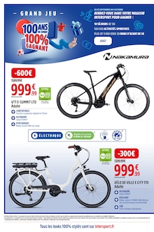 Prospectus Intersport à Agneaux, "100 ans de sport 100% gagnant", 6 pages de promos valables du 23/09/2024 au 06/10/2024