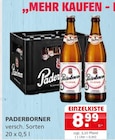Paderborner Angebote bei Getränke Quelle Weydringer Göttingen für 8,99 €