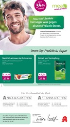Apotheken Prospekt von mea - meine apotheke in Weiherhammer Aktueller mea - meine apotheke Apotheken Prospekt für Weiherhammer: Unsere August-Angebote mit 4} Seiten, 01.08.2026 - 31.08.2026